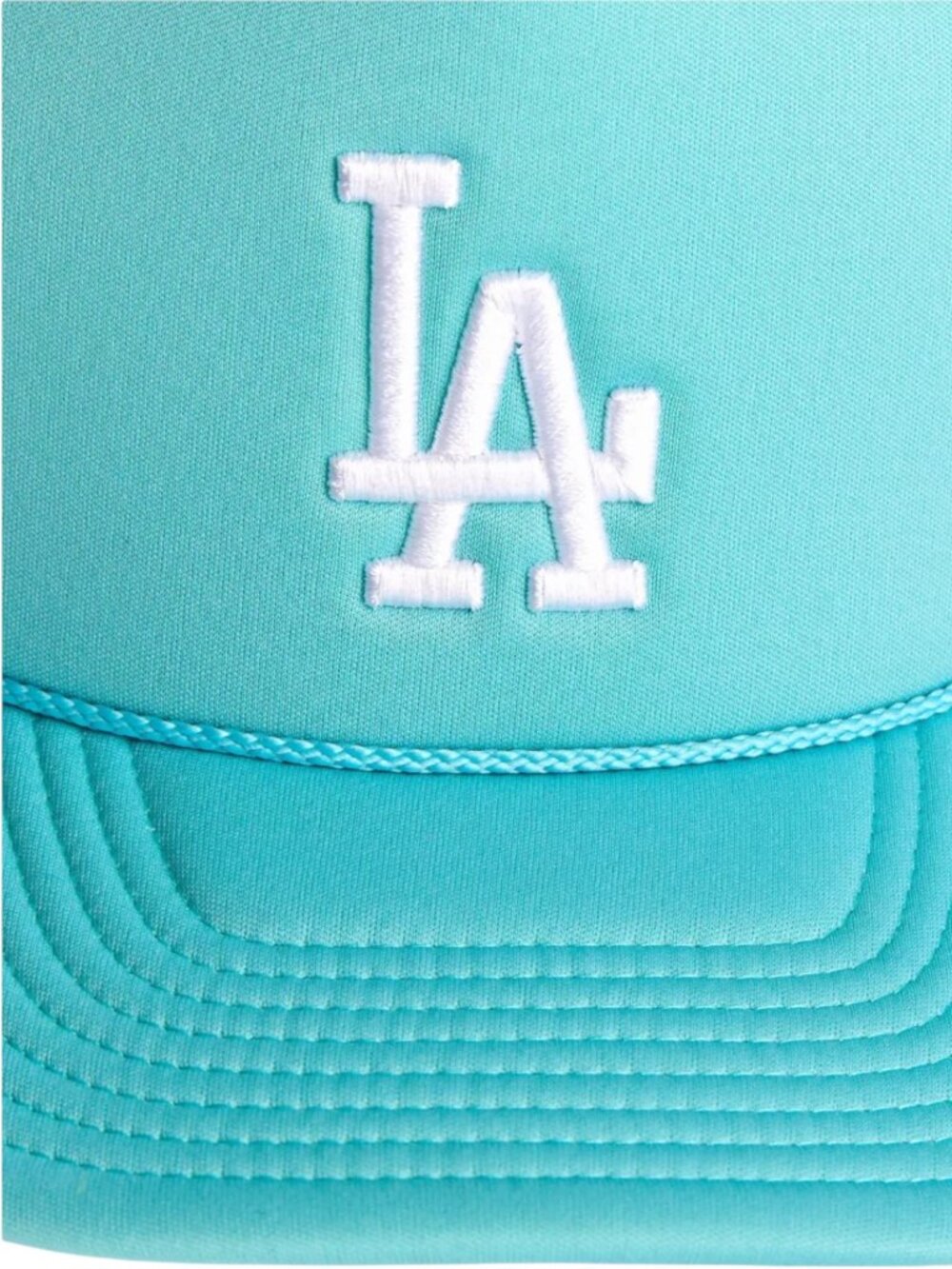 '47 Brand Los Angeles Dodgers Trucker Hat Snapback Baseball Cap Foam Rope Hitch - Picture 4 of 6